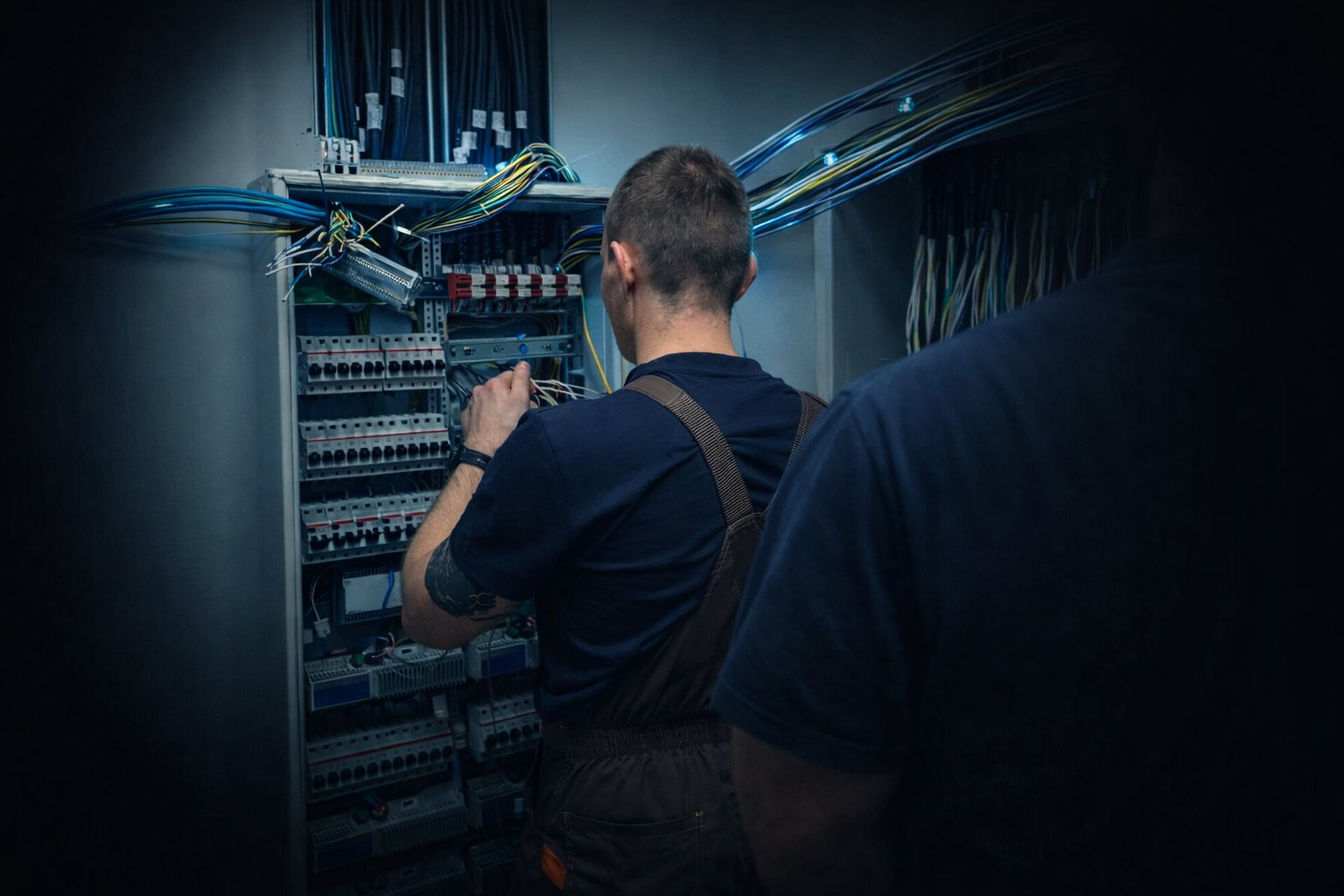 Электромонтаж - работа с электрощитом